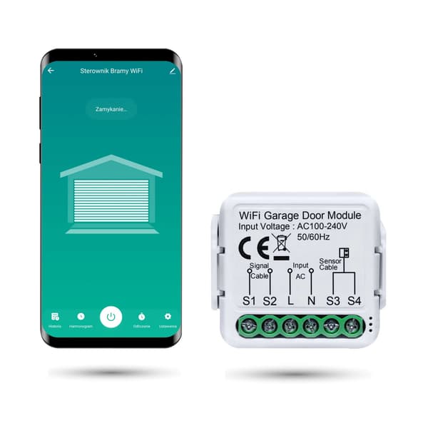 Tuya WiFi Garageportscontroller med Sensor