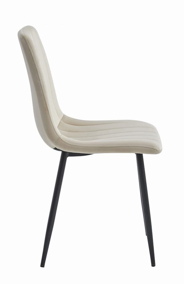 LAVA-tuoli - vaaleanbeige sametti x 4