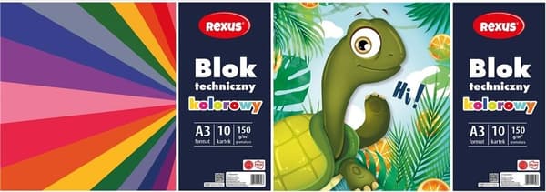Teknisk blok A3/10K farve