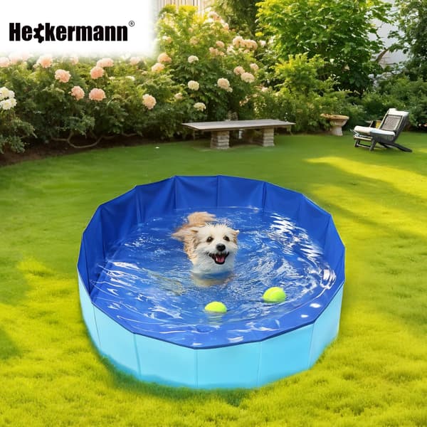 Sammenklappelig havepool til dyr Heckermann 120x30cm