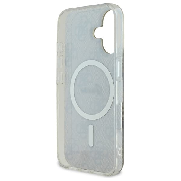 Guess IML 4G MagSafe cover til iPhone 16 brun