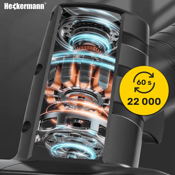 Heckermann Basic AJMGG20 batteridrevet mini-jordfreser