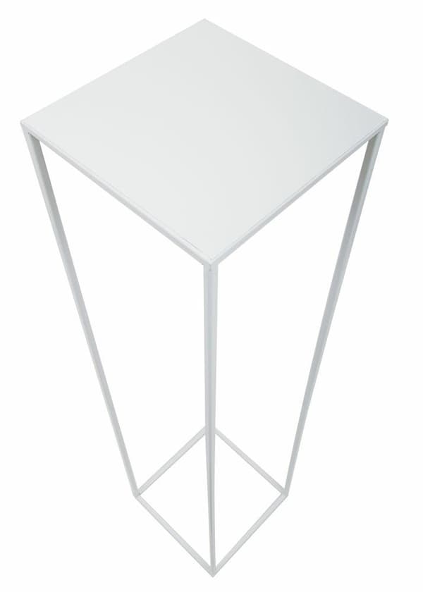 Vit modern stående blomställning 130 cm