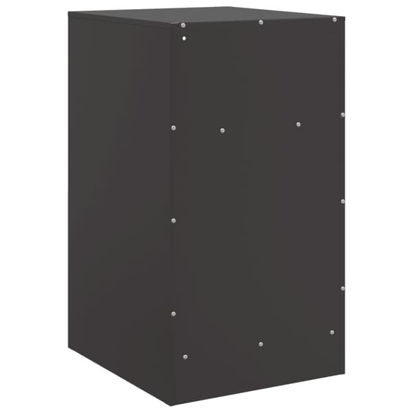 vidaXL sengebord sort 34,5x39x62 cm stål
