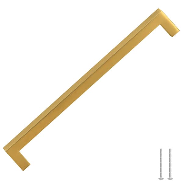 vidaXL skabsgreb, 5 stk., guld, 224 mm, rustfrit stål