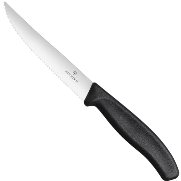 Sagte pizzasteakkniv, længde 120 mm - sæt med 2