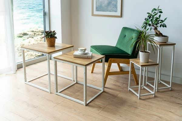PRAVEN CRAFT HVIDE sofaborde