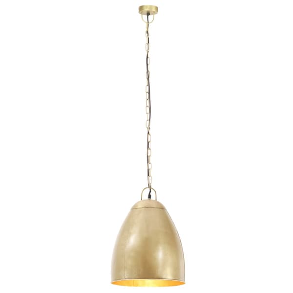 vidaXL industriel pendellampe, 25 W, messing, rund, 32 cm, E27