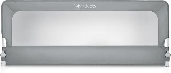 Nukido NK-228 sängyn kaide, harmaa, 200 cm
