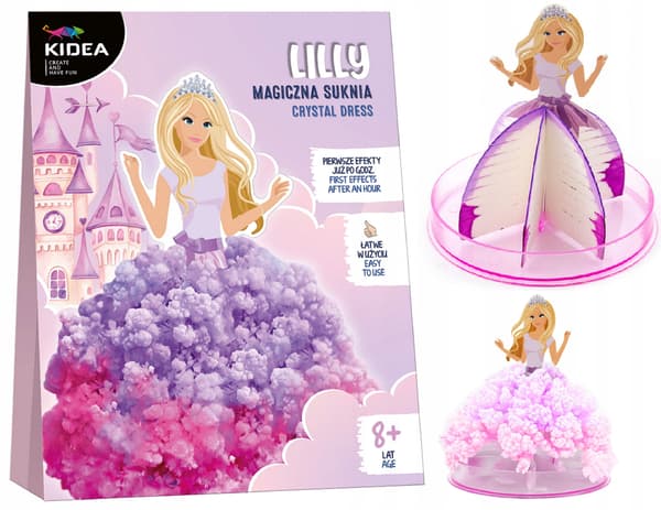 MAGISK PRINSESSE LILLY KIDEA KJOLE 6929