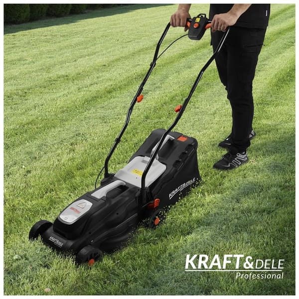 Batteridriven gräsklippare 21V 4Ah 32L KD5550