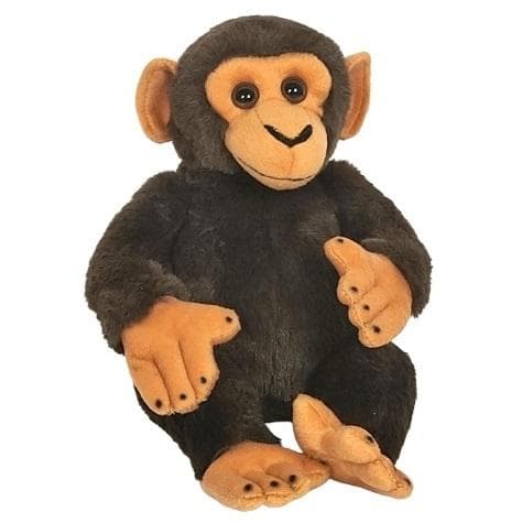 Siddende chimpanse 25 cm