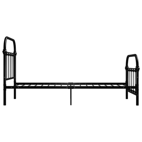 vidaXL sengestel sort metal 100 x 200 cm