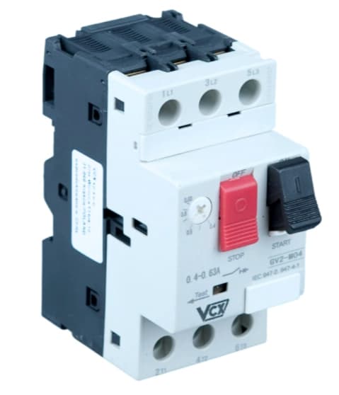 Termisk motorafbryder til samleskinne 0,16-0,25A Trefaset 230/400V