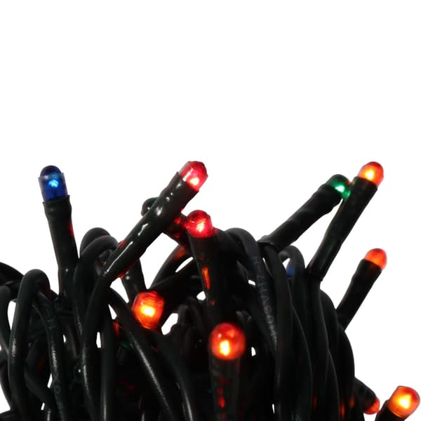 100 LED-JULGRANSLJUS, RYŹ-TYP, MED FLERFÄRGSPROGRAMMERARE