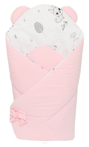 Babysjal SAMMETSrosa med askkransar