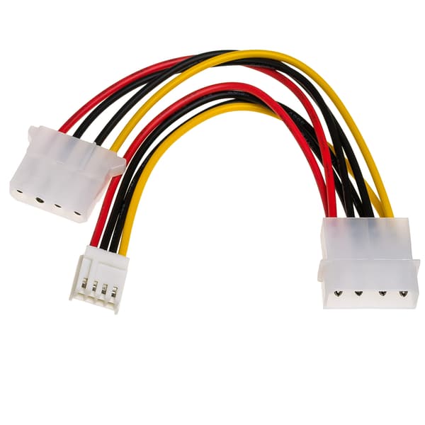 Molex-kaapeli - Molex mini Molex Akyga AK-CA-14 Levyaseman virtakaapeli 15 cm