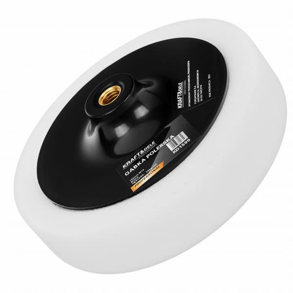 Polersvamp 180 mm vit KD1599