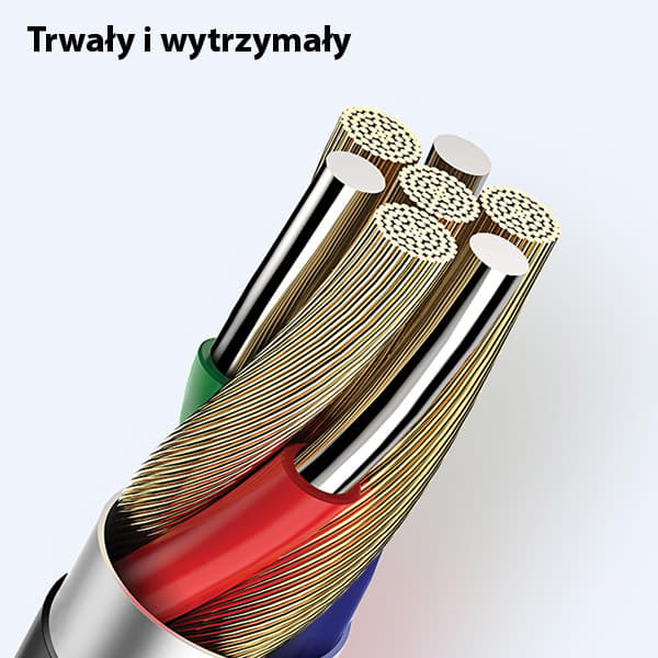 USAMS U35 USB-A til microUSB 2A hurtigopladerkabel 1m sort