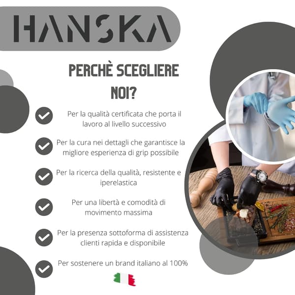 HANSKA 100 STK. Engangs blå nitrilhandsker STØRRELSE L