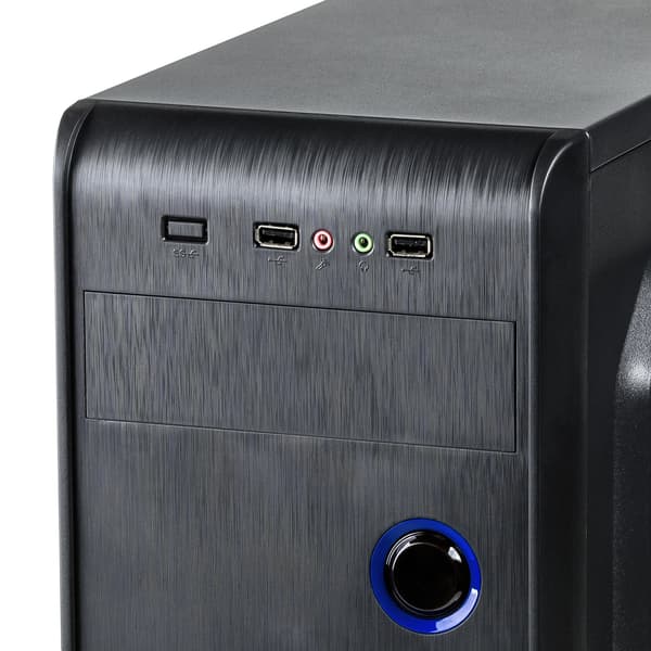 ATX-kabinet til Akyga AK939BL PC Midi Tower 2x USB 2.0 computer, sort og blå