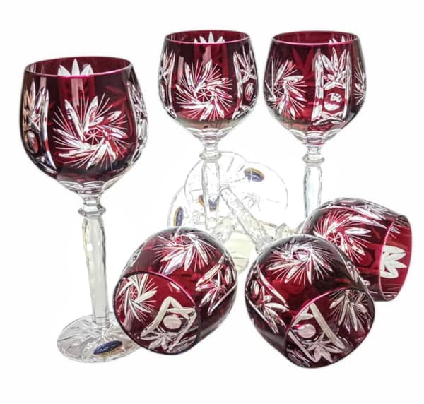 Ruby Crystal vinglas 280ml olivkvarn