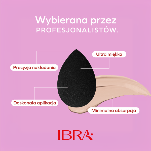 Makeup Blender Svamp sort IBRA Makeup makeup svamp