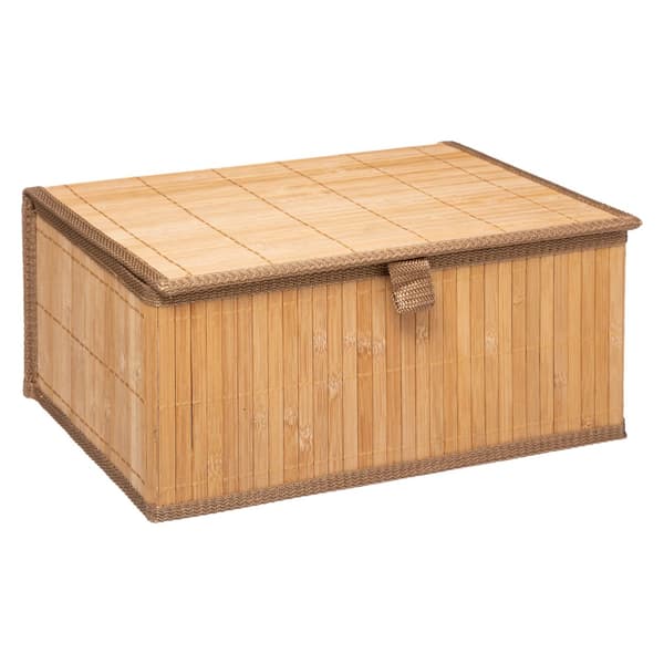 Set med 3 bruna förvaringskorgar