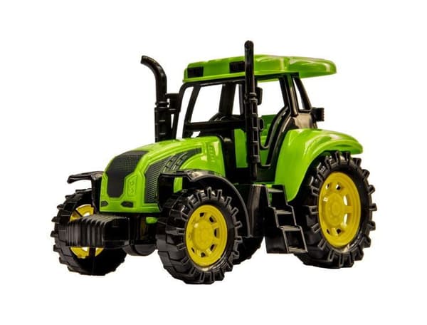 Traktor med släpvagn