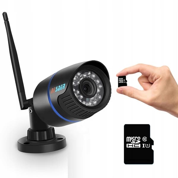 Langaton ulkokäyttöön tarkoitettu IP-WiFi-kamera Full HD