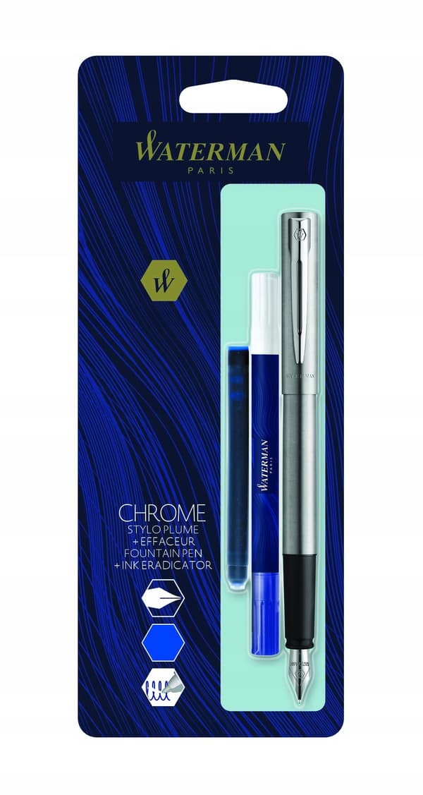 WATERMAN FULLPENNOR/BLÄCKRADGUMMI SET
