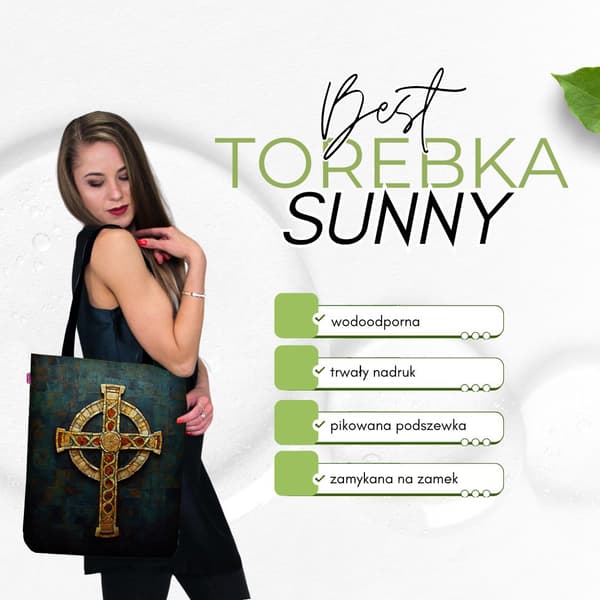 AURINKOINEN kangaskassi - Kelttiläinen