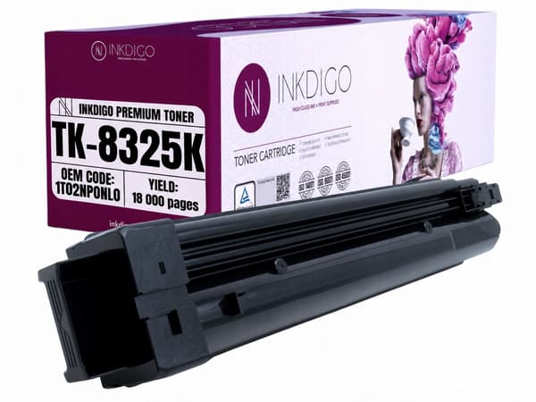Inkdigo toner TK8325K kompatibel med Kyocera TASKalfa2551ci TÜV-certifierad