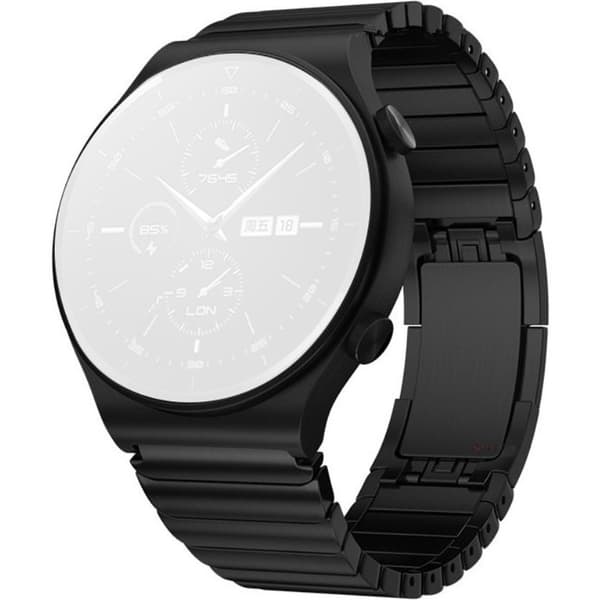 Yleismallinen teräsranneke 22 mm, musta