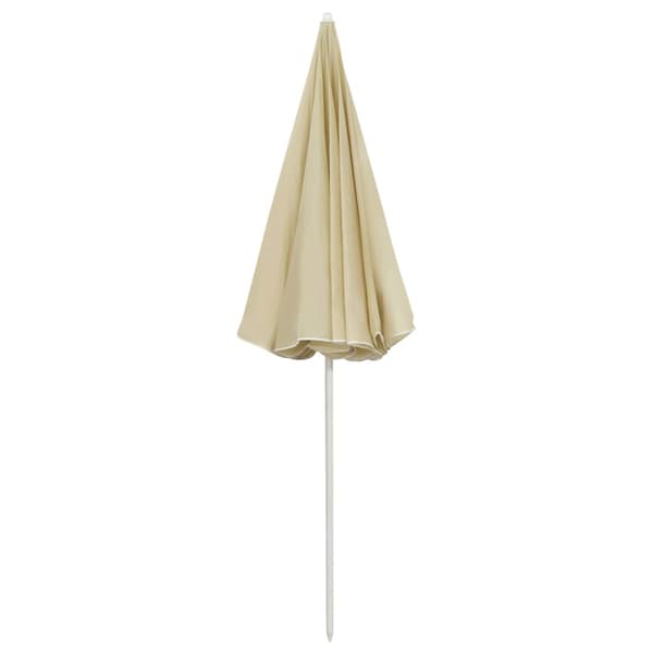 vidaXL strandparasol sandgul 240 cm