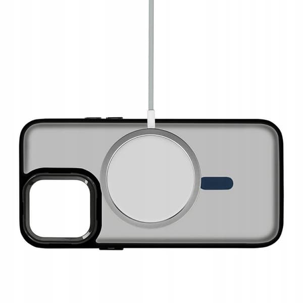 Etui til IPHONE 15 MagSafe MAT MAT BAGSIDER + GLAS