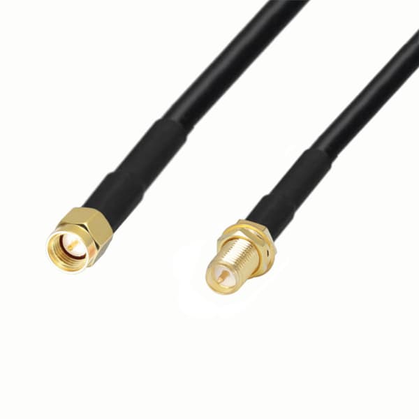 Antennekabel SMA-stik / SMA-RP-hunstik RF5 1m