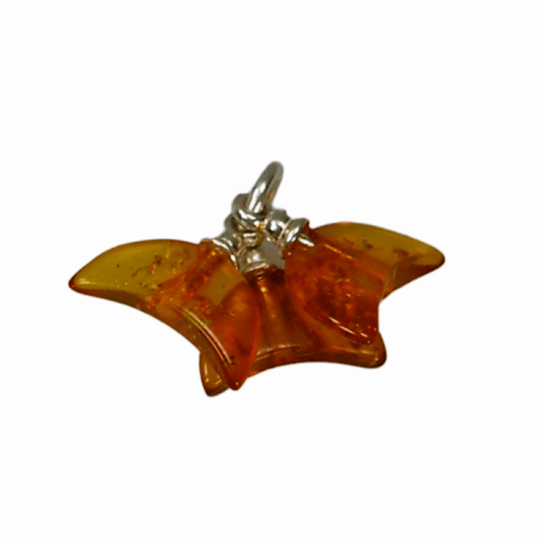 Cognac rav vedhæng - Baltic Amber Smykker