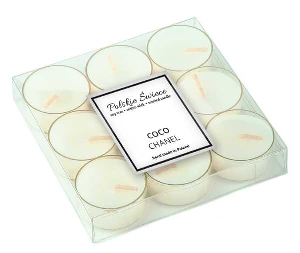 AROMATISKE SOJAVARMERE a'9 COCO CHANEL Fyrfadslys