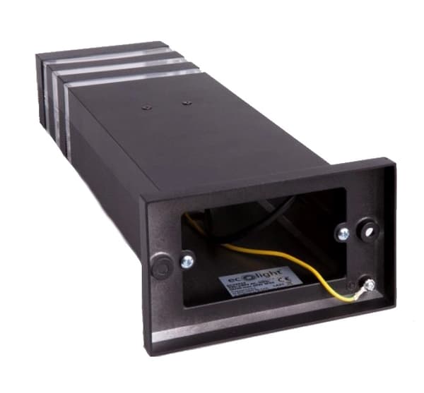 LED-standerlampe aluminium GU10 IP44 60 cm sort