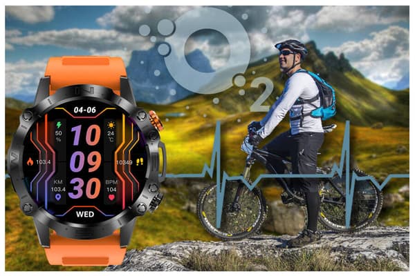 HERRE SMARTWATCH GRAVITY GT20-3 - AMOLED, EKSTRA REM (sg024c)