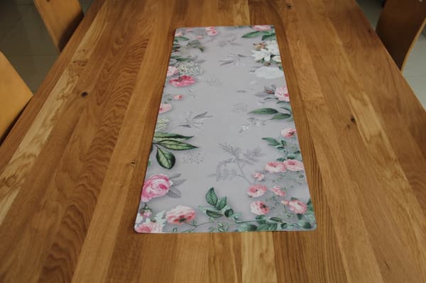 MELANIE GREY bordløber 95x33 cm