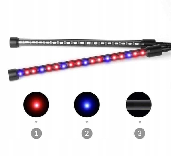 Heckermann plantevækstlampe - 18W - 2 hoveder