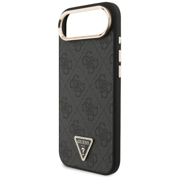 Guess 4G Triangle Logo MagSafe-etui til iPhone Air, sort og guld