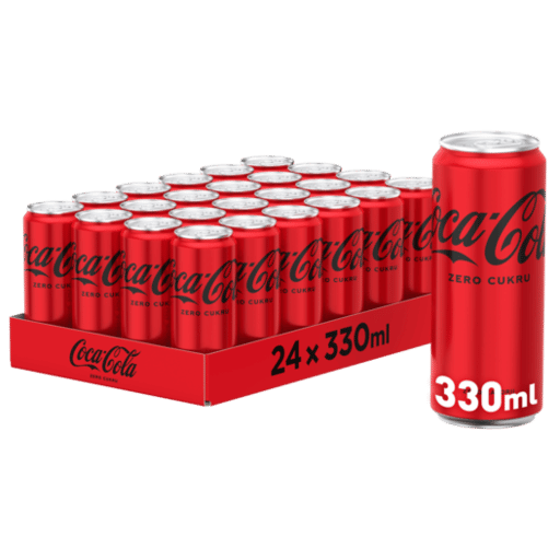 Coca-Cola Zero kulsyreholdig drik 24x330ml