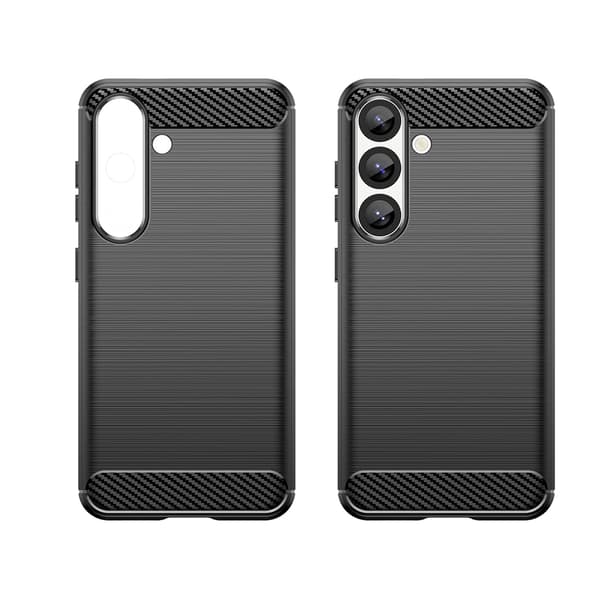 Silikone bagcover til iPhone 16e Carbon Cover - sort