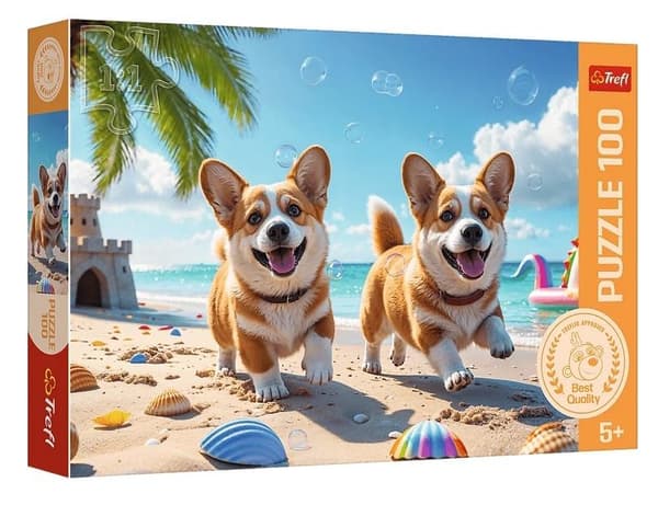 Pussel 100 Corgi Treflik Family TREFL