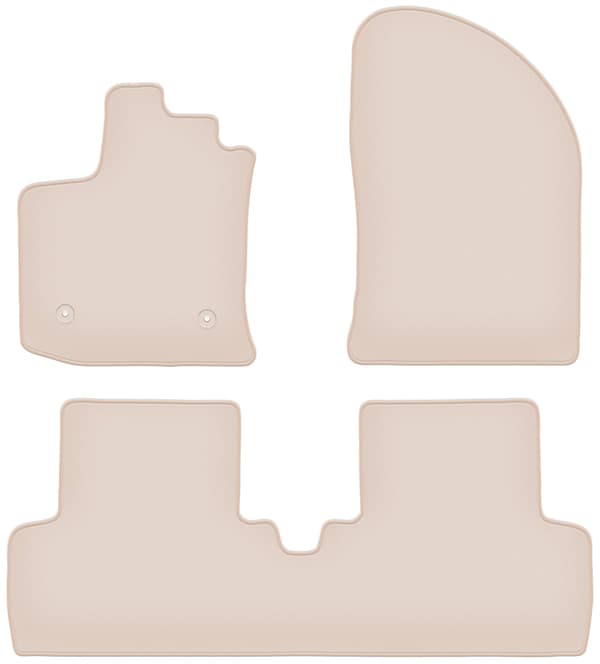 PREMIUM beige gulvmåtter til: Dacia Lodgy minivan 2012-
