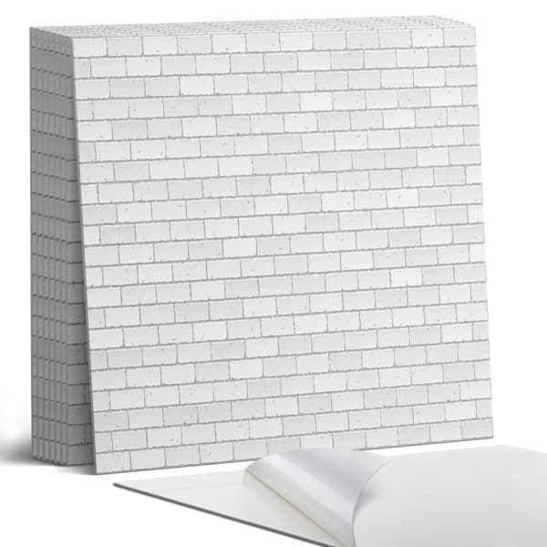 Nem montering af vinylflisesæt til murstensvæg 9x30x30 cm