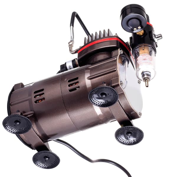 AIRBRUSH KOMPRESSOR EFFEKTIV TYST OLJEFRI PUMP 23L/MIN